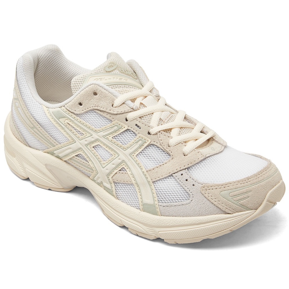 Asics Cream Sneakers with Supportive Design